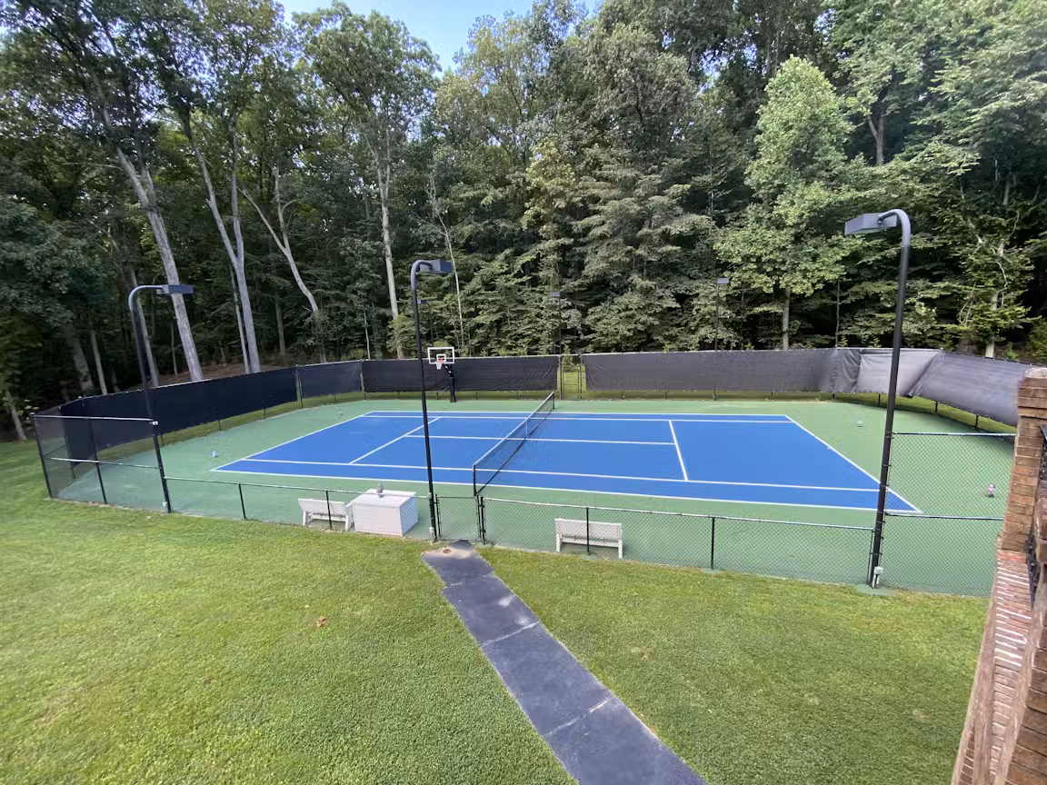 Private Tennis Court in Potomac