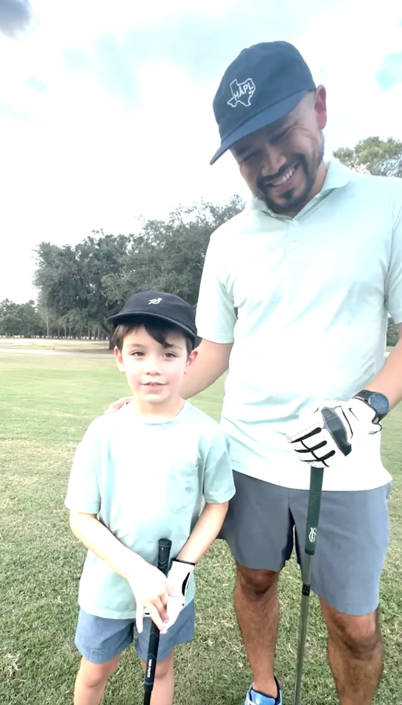 Matthew shares his golf lesson experience